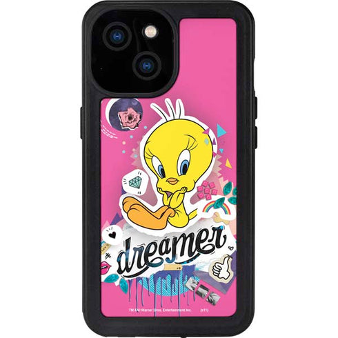 Looney Tunes Tweety Bird Dreamer iPhone 15 Waterproof Case